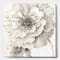 Designart - Indigold Grey Peonies I - Farmhouse Premium Canvas Wall Art